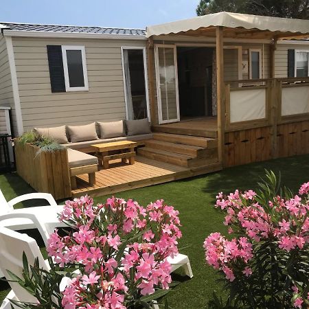 Mobil Home Camping Le Mar Estang Bord De Plage Canet-en-Roussillon Exterior foto